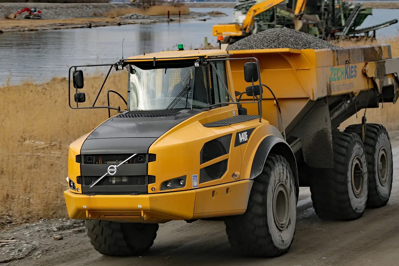 volvo, dump trucks, truck