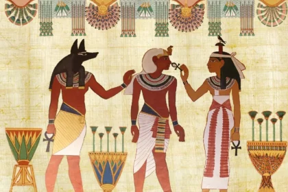 egyptian, design, man