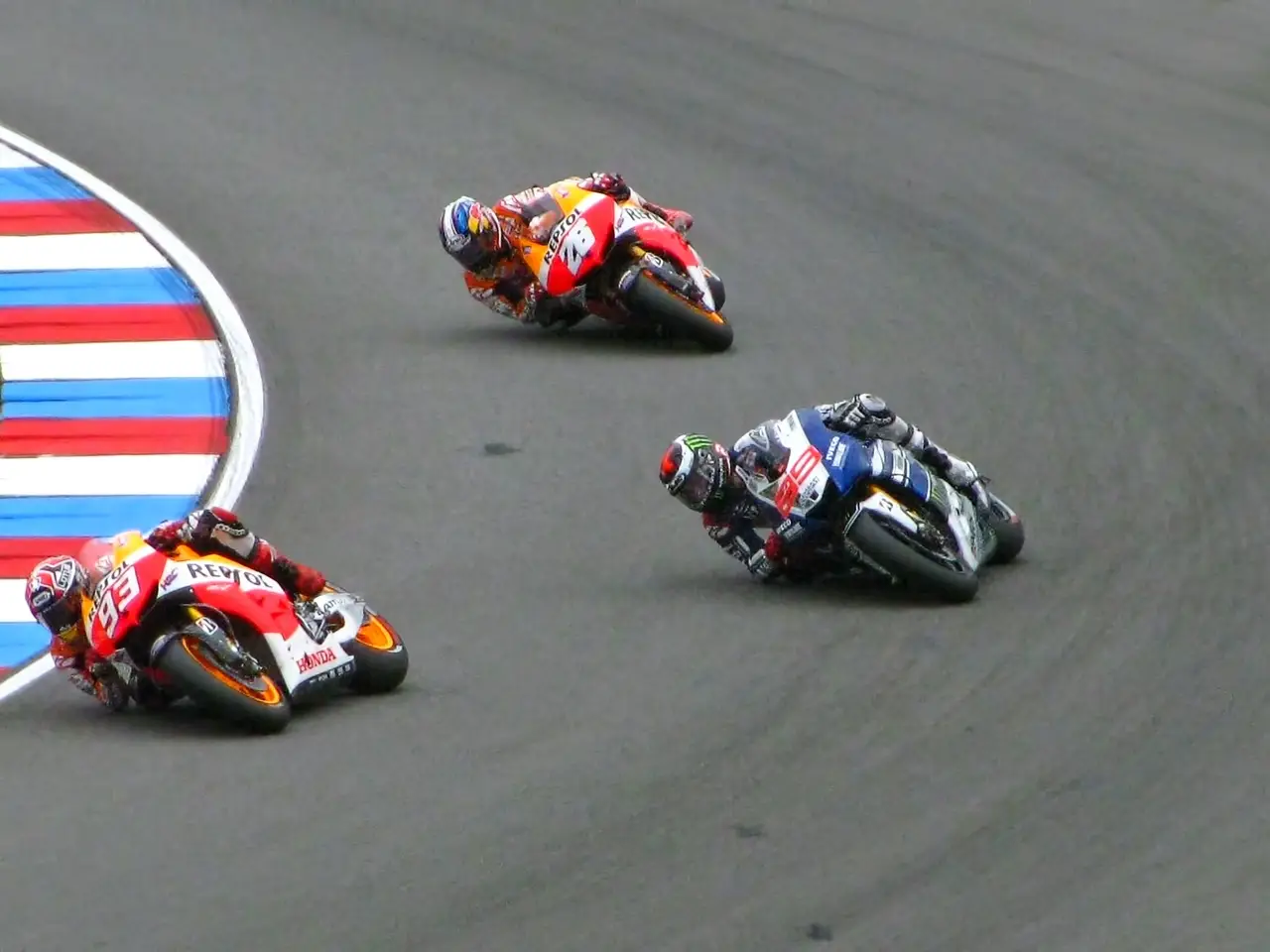 marc marquez, jorge lorenzo, dani pedrosa