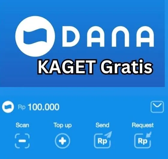 Cara Klaim saldo DANA KAGET free 100 rb