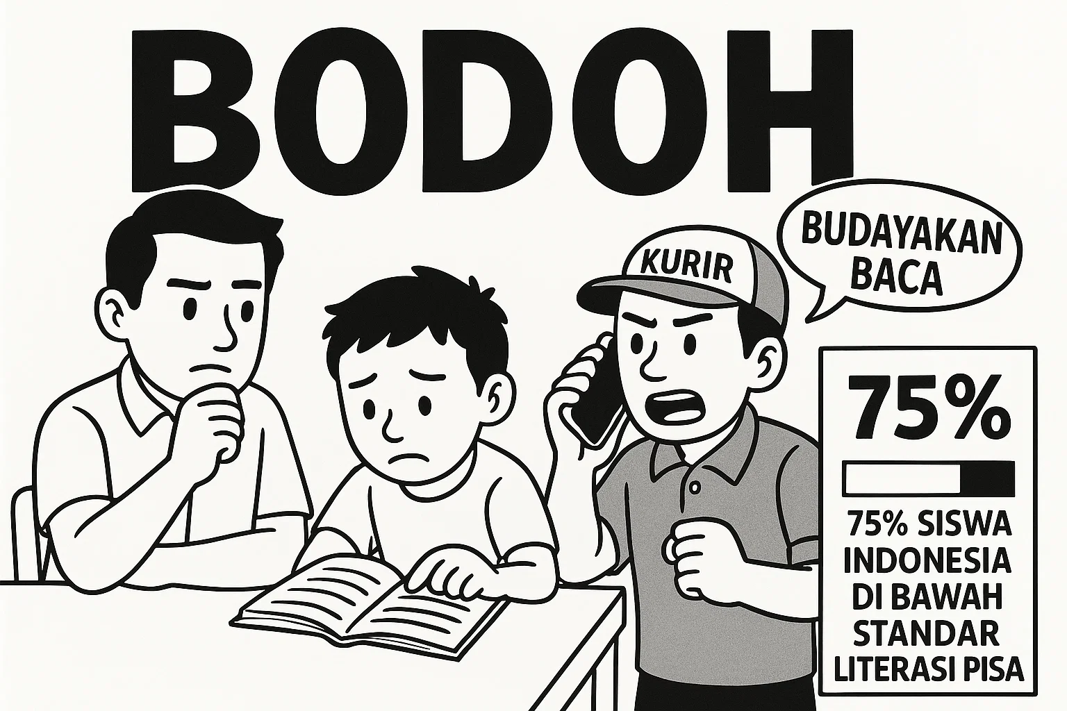Anakmu Mungkin 75% Lebih Bodoh dari Yang Anda Kira (Ilustrasi)