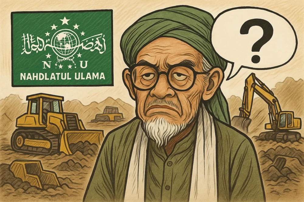 Andai Kyai Hasyim Asy'ari Ditawari Tambang (Ilustrasi)
