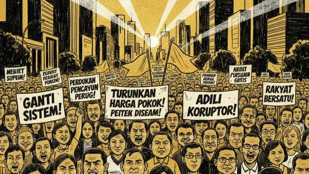 Surat dari Seorang Apatis Kepada Massa Aksi (Ilustrasi)