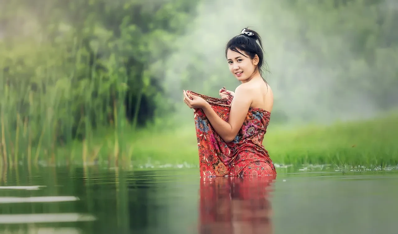 woman, washing, vietnam