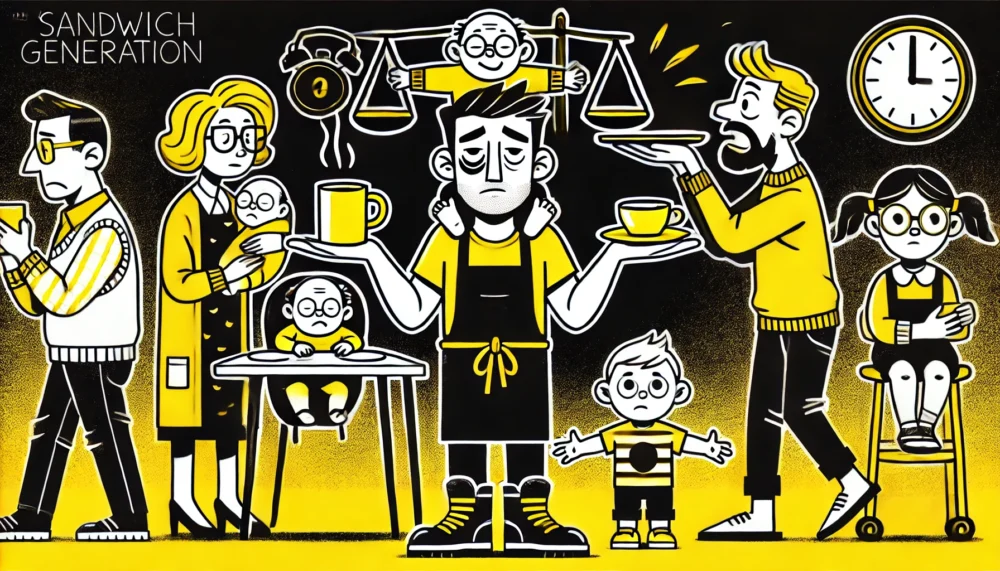 Ribetnya Jadi Generasi Sandwich yang Dijejali Mimpi dan Kewajiban, Dilema Antara Tradisi dan Harapan Pribadi (Ilustrasi)