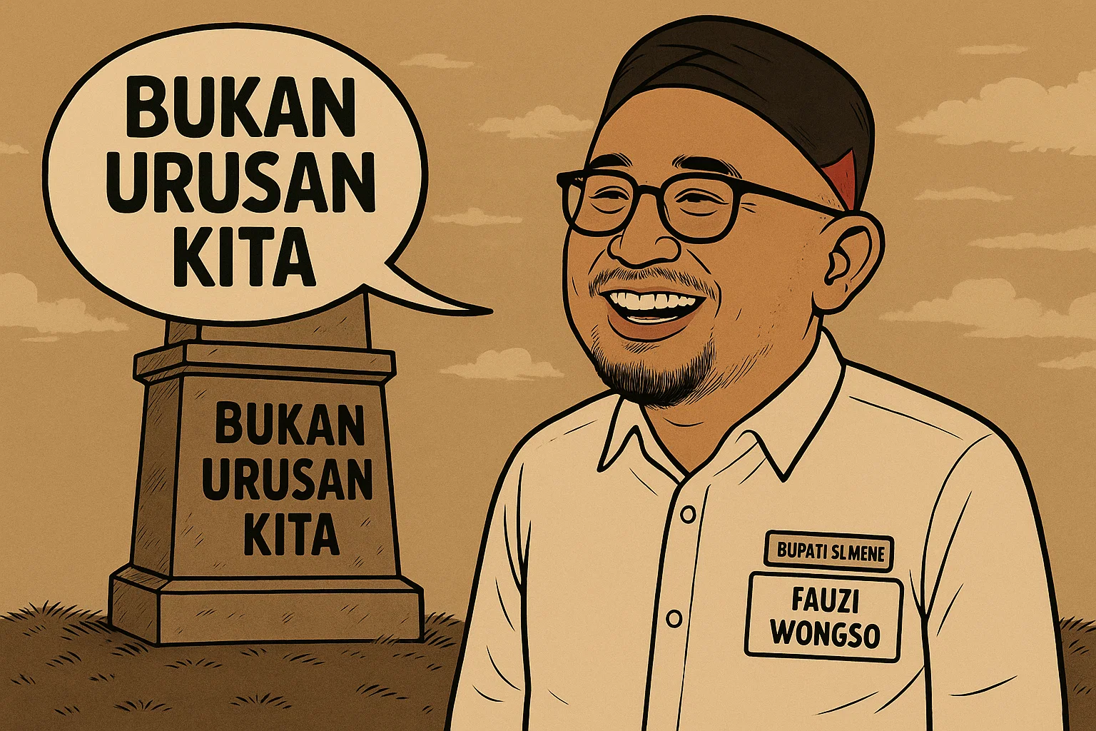 ‘Bukan Urusan Kita’, Hah? Kita? Wongsojudo aja Kalee (Ilustrasi)