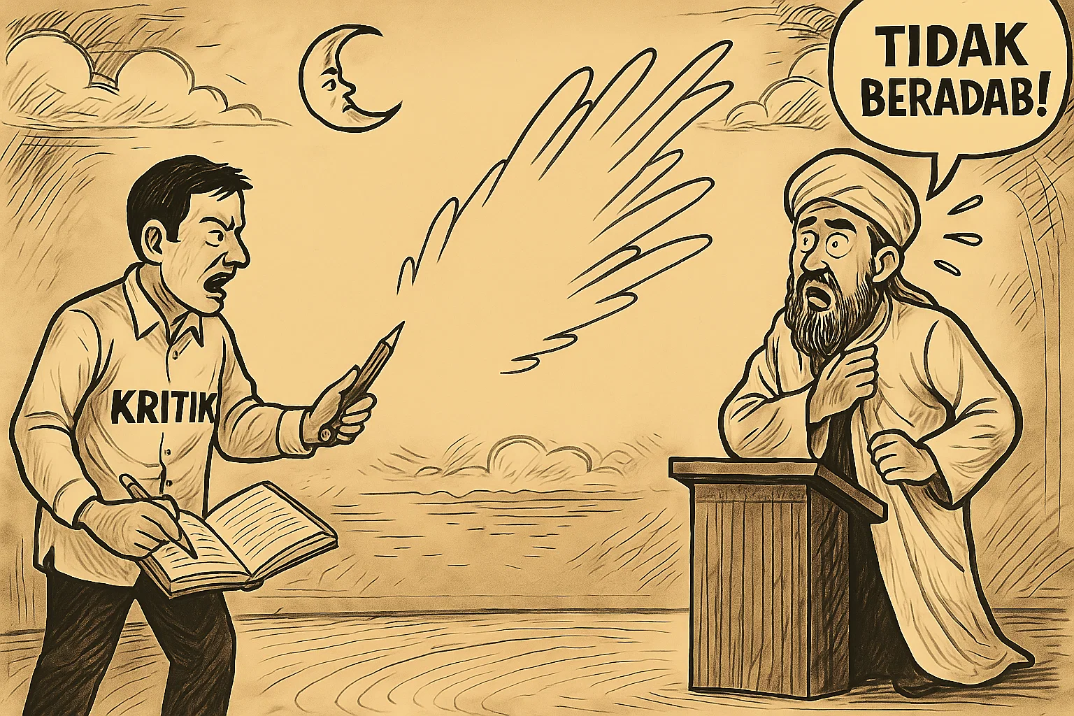 Adab Kritik dan Kritik Adab (Ilustrasi)